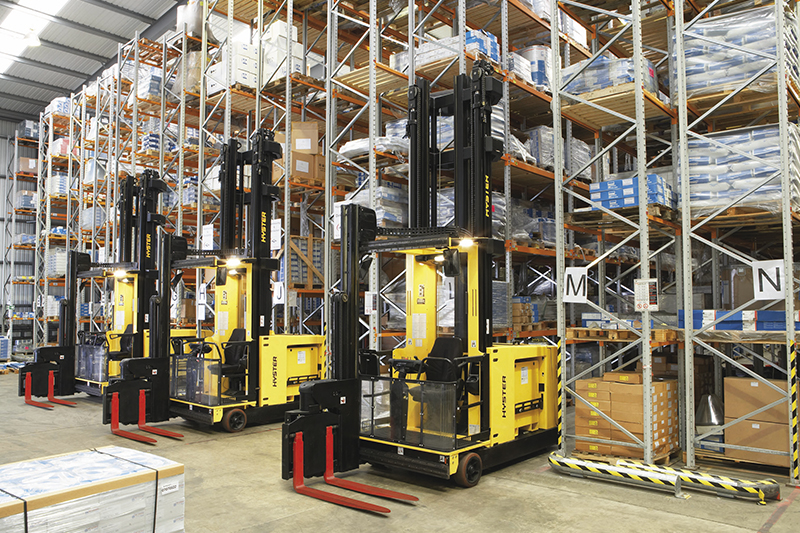 Hyster İle 24 Saat Kesintisiz Çalışan Depolar